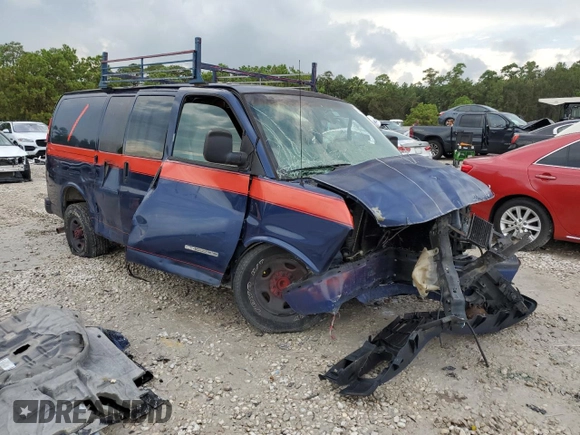 2003 GMC Savana Cargo z VIN 1GTHG35U831180029, wystawiony jako Copart lot #64697054 z przebiegiem Nie podano mil oraz Nie do naprawy • Non repairable. Historia ofert i sprzedaży dostępna na DreamBid. Obrazek 4.