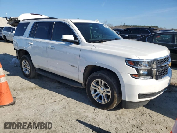 2016 Chevrolet Tahoe LS with VIN 1GNSCAKCXGR458090, listed as a Copart auction lot 86504394 with 166,558 mi miles and Salvage title. Bid and sale history available at DreamBid. Image 4.