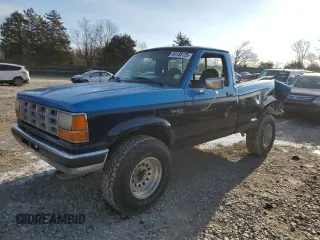 1992 Ford Ranger with VIN 1FTCR11T4NUB28954, listed as a Copart auction lot 89198125 with 95,454 mi miles and Salvage Title. Bid and sale history available at DreamBid. Image 1.