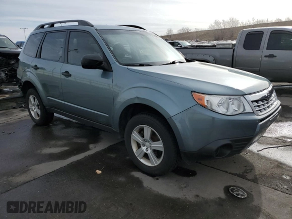 2012 Subaru Forester X with VIN JF2SHBBCXCH421445, listed as a Copart auction lot 49855505 with 120,484 mi miles and Salvage Title. Bid and sale history available at DreamBid. Image 4.