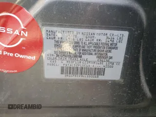 2020 Nissan Kicks SV with VIN 3N1CP5CV3LL550168, listed as a Copart auction lot 85027744 with 73,188 mi miles and Non Repairable. Bid and sale history available at DreamBid. Image 12.