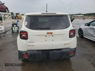 2017 Jeep Renegade Sport with VIN ZACCJBAB3HPE58322, listed as a Copart auction lot 59381615 with 140,437 mi miles and Salvage title. Bid and sale history available at DreamBid. Image 6.