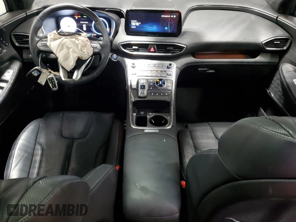 2023 Hyundai Santa Fe Calligraphy with VIN 5NMS5DAL6PH511782, listed as a Copart auction lot 58000945 with 31,566 mi miles and Salvage title. Bid and sale history available at DreamBid. Image 8.