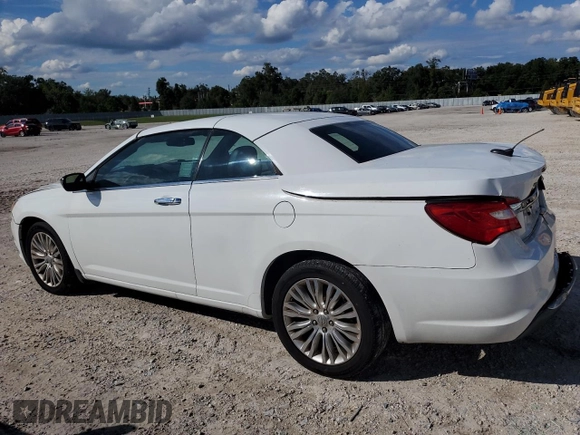 2011 Chrysler 200 Limited with VIN 1C3BC7EG2BN615660, listed as a Copart auction lot 74367654 with 121,945 mi miles and Non Repairable. Bid and sale history available at DreamBid. Image 2.