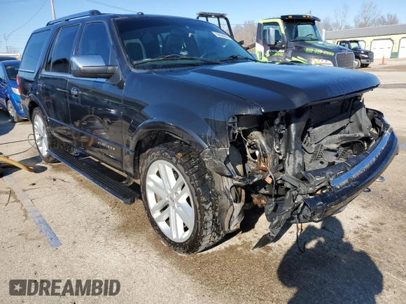 2015 Ford Expedition Platinum with VIN 1FMJU1MT4FEF31597, listed as a Copart auction lot 50066065 with 157,523 mi miles and Salvage title. Bid and sale history available at DreamBid. Image 4.