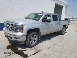 2015 Chevrolet Silverado 1500 LTZ with VIN 3GCUKSEJ6FG462642, listed as a Copart auction lot 63087944 with 0 mi miles and Salvage Title. Bid and sale history available at carsss.com. Image 1.