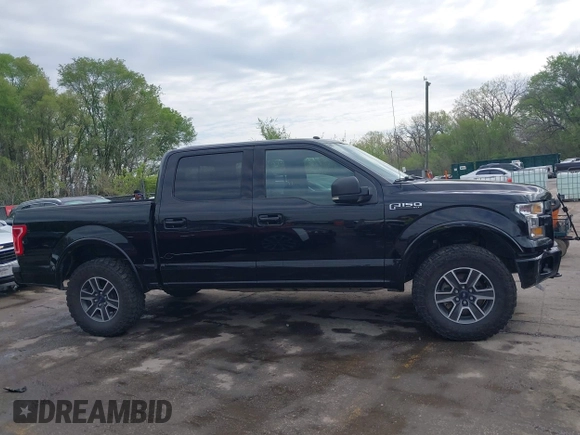2017 Ford F-150 XL with VIN 1FTEW1EF9HKC54488, listed as a IAAI auction lot 42010877 with 186,860 mi miles. Bid and sale history available at carsss.com. Image 13.