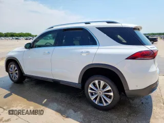 2020 Mercedes-Benz GLE 350 with VIN 4JGFB4JB0LA290875, listed as a Copart auction lot 60895875 with 54,129 mi miles and Salvage title. Bid and sale history available at DreamBid. Image 2.