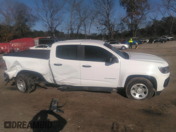 2022 Chevrolet Colorado 2WD Work Truck with VIN 1GCGSBEN4N1147688, listed as a IAAI auction lot 40993608 with 129,023 mi miles and . Bid and sale history available at DreamBid. Image 13.