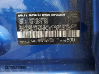 2016 Mitsubishi Lancer ES with VIN JA32U2FU1GU001453, listed as a Copart auction lot 61514234 with 139,540 mi miles and Clean Title. Bid and sale history available at carsss.com. Image 12.