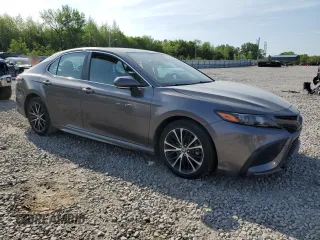2022 Toyota Camry SE with VIN 4T1G11AK8NU662762, listed as a Copart auction lot 53463765 with 56,116 mi miles and Salvage Title. Bid and sale history available at carsss.com. Image 4.
