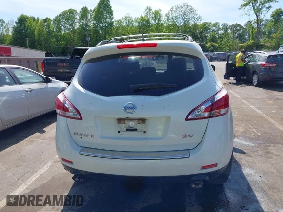 2014 Nissan Murano SV z VIN JN8AZ1MU5EW402599, wystawiony jako IAAI lot #42115514 z przebiegiem 131 656 mil mil oraz . Historia ofert i sprzedaży dostępna na DreamBid. Obrazek 17.