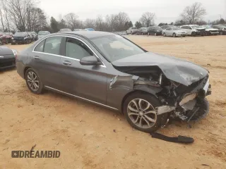 2017 Mercedes-Benz C C 300 with VIN 55SWF4JB8HU200216, listed as a Copart auction lot 41921635 with 55,132 mi miles and Salvage Title. Bid and sale history available at carsss.com. Image 4.