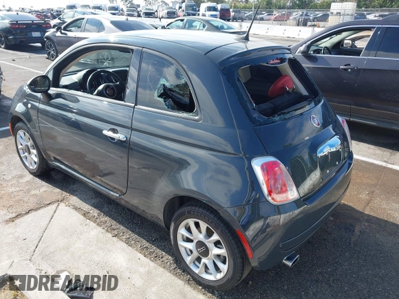 2017 FIAT 500 Pop with VIN 3C3CFFKR3HT700124, listed as a IAAI auction lot 42637085 with 67,628 mi miles and . Bid and sale history available at DreamBid. Image 3.