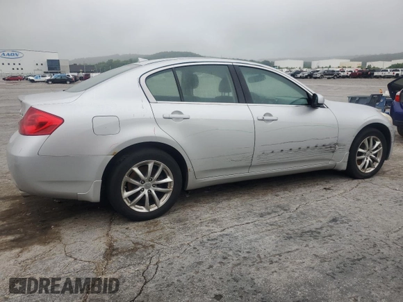 2008 Infiniti G35 x z VIN JNKBV61F08M269618, wystawiony jako Copart lot #57602695 z przebiegiem 170 178 mil mil oraz Szkoda całkowita • Salvage title. Historia ofert i sprzedaży dostępna na DreamBid. Obrazek 3.