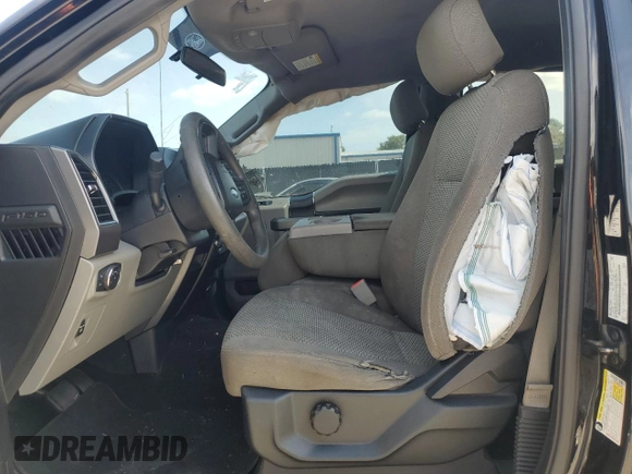 2017 Ford F-150 XL with VIN 1FTEW1C88HFB34484, listed as a Copart auction lot 54591985 with 154,633 mi miles and Clean Title. Bid and sale history available at carsss.com. Image 7.