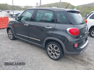 2014 FIAT 500L Trekking with VIN ZFBCFADH3EZ011646, listed as a IAAI auction lot 42107103 with 179,995 mi miles. Bid and sale history available at carsss.com. Image 3.