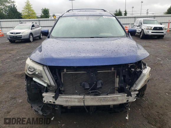 2017 Nissan Pathfinder SL with VIN 5N1DR2MM0HC648797, listed as a Copart auction lot 57584855 with 176,523 mi miles and Salvage title. Bid and sale history available at DreamBid. Image 5.