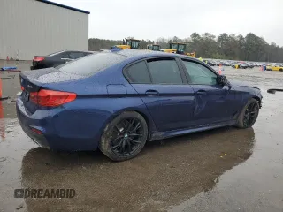 2019 BMW 5 Series 540i xDrive with VIN WBAJE7C56KWW17843, listed as a Copart auction lot 41979375 with Not Provided miles and Salvage Title. Bid and sale history available at DreamBid. Image 3.