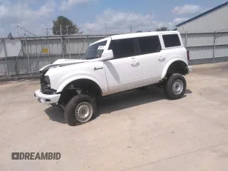 2022 Ford Bronco with VIN 1FMEE5BPXNLB59480, listed as a Copart auction lot 55388705 with 18,288 mi miles and Salvage title. Bid and sale history available at DreamBid. Image 1.
