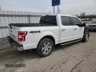 2020 Ford F-150 XL with VIN 1FTEW1EP1LKF36366, listed as a Copart auction lot 50186345 with 44,947 mi miles and Salvage Title. Bid and sale history available at DreamBid. Image 3.