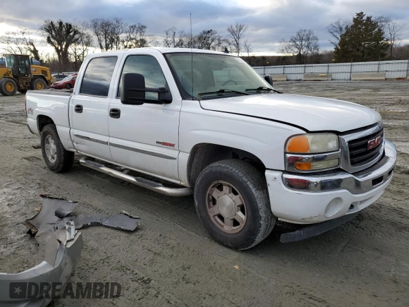 2006 GMC Sierra 1500 SLT with VIN 2GTEK13N061341831, listed as a Copart auction lot 41522445 with 155,253 mi miles and Salvage Title. Bid and sale history available at carsss.com. Image 4.