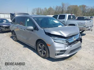 2018 Honda Odyssey Touring with VIN 5FNRL6H84JB070387, listed as a IAAI auction lot 41835852 with 98,662 mi miles. Bid and sale history available at carsss.com. Image 1.