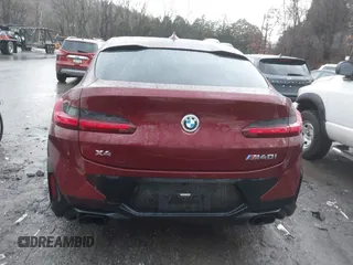 2022 BMW X4 M40i with VIN 5UX43DT09N9J96761, listed as a IAAI auction lot 41675333 with 1 mi miles. Bid and sale history available at carsss.com. Image 17.
