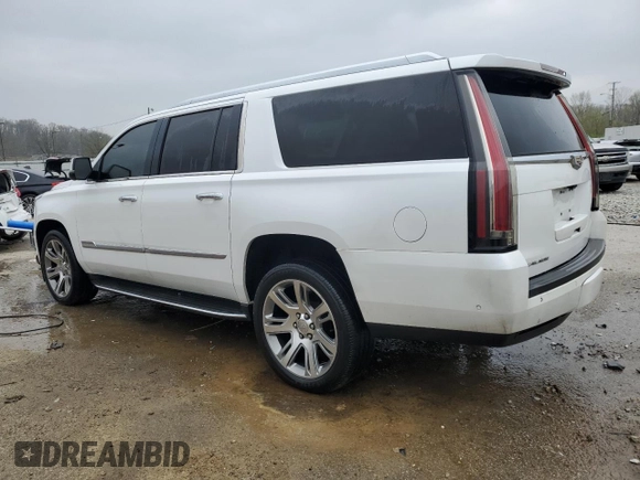 2017 Cadillac Escalade ESV Luxury with VIN 1GYS4HKJ7HR159200, listed as a Copart auction lot 52866135 with 90,231 mi miles and Salvage title. Bid and sale history available at DreamBid. Image 2.