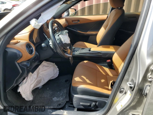 2021 Lexus IS with VIN JTHCA1D21M5109473, listed as a Copart auction lot 50994855 with 65,111 mi miles and Salvage Title. Bid and sale history available at carsss.com. Image 7.