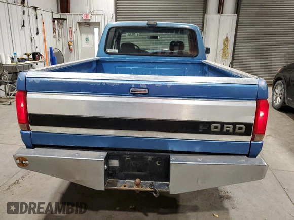 1993 Ford F-150 with VIN 1FTEX14Y1PKA64182, listed as a Copart auction lot 81776294 with 163,422 mi miles and Clean Title. Bid and sale history available at carsss.com. Image 6.