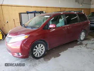 2012 Toyota Sienna XLE AAS with VIN 5TDYK3DC5CS187675, listed as a Copart auction lot 55211635 with 328,972 mi miles and Clean Title. Bid and sale history available at DreamBid. Image 1.