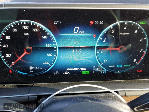 2021 Mercedes-Benz GLS with VIN 4JGFF8KE6MA561735, listed as a Copart auction lot 83317364 with 31,940 mi miles and Salvage Title. Bid and sale history available at carsss.com. Image 9.