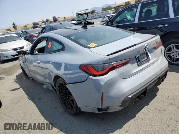 2021 BMW M4 Competition with VIN WBS33AZ09MCG47395, listed as a Copart auction lot 68748204 with 0 mi miles and Salvage Title. Bid and sale history available at carsss.com. Image 2.