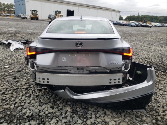 2024 Lexus IS with VIN JTHAP1D27R5005356, listed as a Copart auction lot 73366184 with 9,916 mi miles and Salvage Title. Bid and sale history available at carsss.com. Image 6.