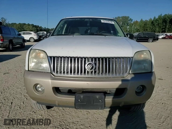 2004 Mercury Mountaineer Convenience with VIN 4M2ZU86K64UJ25709, listed as a Copart auction lot 75153514 with 251,713 mi miles and Salvage Title. Bid and sale history available at carsss.com. Image 11.