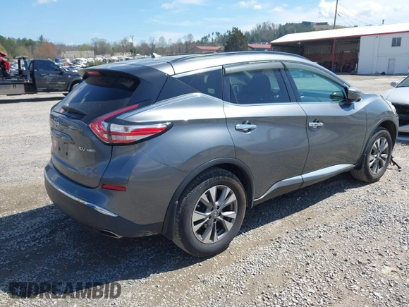 2015 Nissan Murano SL with VIN 5N1AZ2MH0FN291287, listed as a IAAI auction lot 41966094 with 167,066 mi miles and . Bid and sale history available at DreamBid. Image 4.