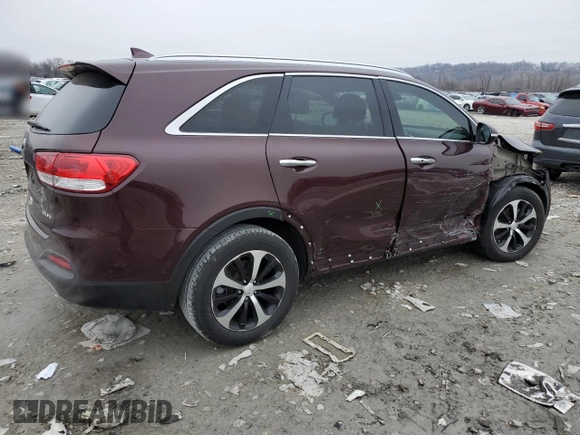 2018 Kia Sorento EX with VIN 5XYPH4A53JG410568, listed as a Copart auction lot 86511194 with 62,750 mi miles and Salvage Title. Bid and sale history available at DreamBid. Image 3.