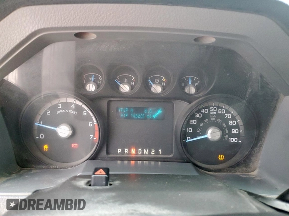2012 Ford F-250 XL with VIN 1FT7X2B6XCEC97017, listed as a Copart auction lot 56932445 with 146,223 mi miles and Salvage title. Bid and sale history available at DreamBid. Image 9.