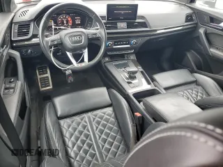 2018 Audi SQ5 Premium Plus with VIN WA1A4AFY9J2209331, listed as a Copart auction lot 68741054 with 86,407 mi miles and Salvage Title. Bid and sale history available at DreamBid. Image 8.