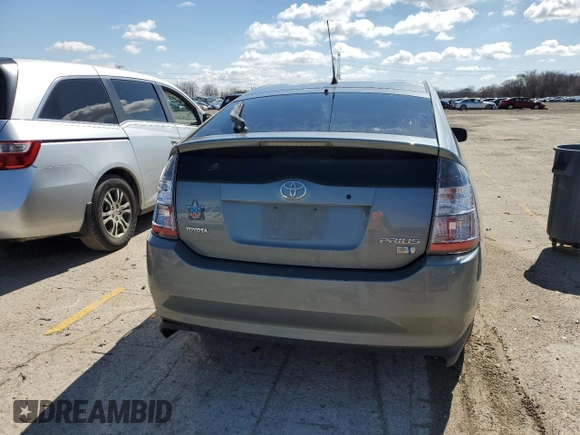 2005 Toyota Prius with VIN JTDKB20U053100185, listed as a Copart auction lot 50121735 with 134,345 mi miles and Salvage Title. Bid and sale history available at carsss.com. Image 6.