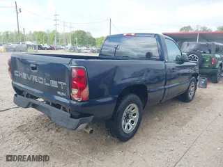 2006 Chevrolet Silverado 1500 Work Truck with VIN 3GCEC14X56G224380, listed as a IAAI auction lot 41864035 with 51,414 mi miles. Bid and sale history available at carsss.com. Image 4.