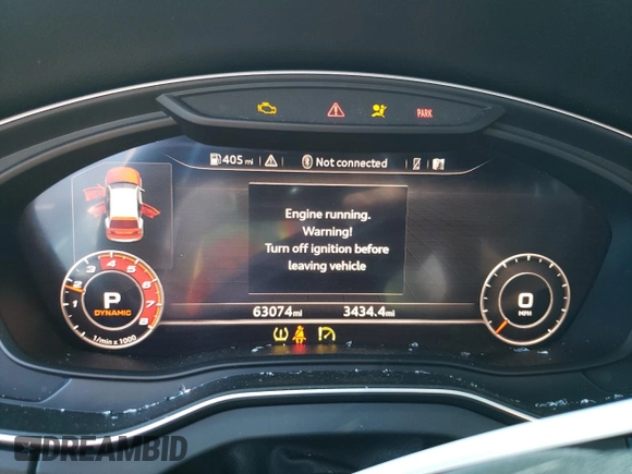 2018 Audi SQ5 Premium Plus with VIN WA1A4AFY4J2008646, listed as a Copart auction lot 47783603 with 63,074 mi miles. Bid and sale history available at carsss.com. Image 9.
