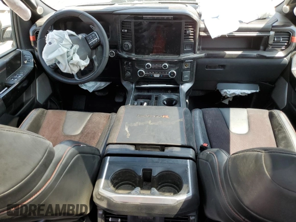 2024 Ford F-150 Raptor with VIN 1FTFW1RJ6RFA64547, listed as a Copart auction lot 64700194 with Not Provided miles and Salvage Title. Bid and sale history available at DreamBid. Image 8.