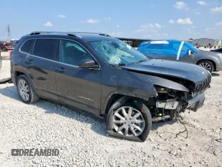 2014 Jeep Cherokee Limited with VIN 1C4PJLDS7EW312863, listed as a Copart auction lot 59418155 with 66,435 mi miles and Salvage title. Bid and sale history available at DreamBid. Image 4.
