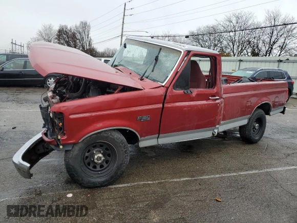 1996 Ford F-150 Special with VIN 1FTEF15Y7TLA96494, listed as a Copart auction lot 84080624 with 0 mi miles and Salvage Title. Bid and sale history available at carsss.com. Image 1.