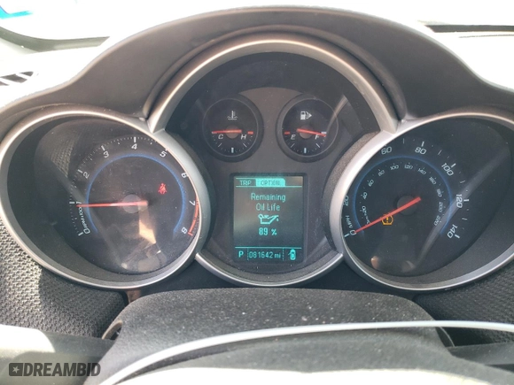 2015 Chevrolet Cruze LT with VIN 1G1PE5SB1F7158464, listed as a Copart auction lot 49044735 with 81,642 mi miles and Salvage Title. Bid and sale history available at carsss.com. Image 9.