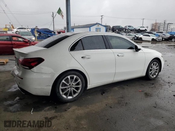 2021 Mercedes-Benz A 220 with VIN W1K3G4EB4MJ268713, listed as a Copart auction lot 44266385 with 54,228 mi miles and Salvage Title. Bid and sale history available at DreamBid. Image 3.