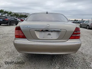2003 Mercedes-Benz S-Class 4.3L with VIN WDBNG70J13A378120, listed as a Copart auction lot 42592815 with 0 mi miles and Salvage Title. Bid and sale history available at carsss.com. Image 6.