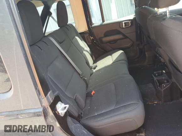 2020 Jeep Wrangler Unlimited Sahara with VIN 1C4HJXEN0LW213643, listed as a Copart auction lot 53343675 with 95,373 mi miles and Salvage title. Bid and sale history available at DreamBid. Image 10.